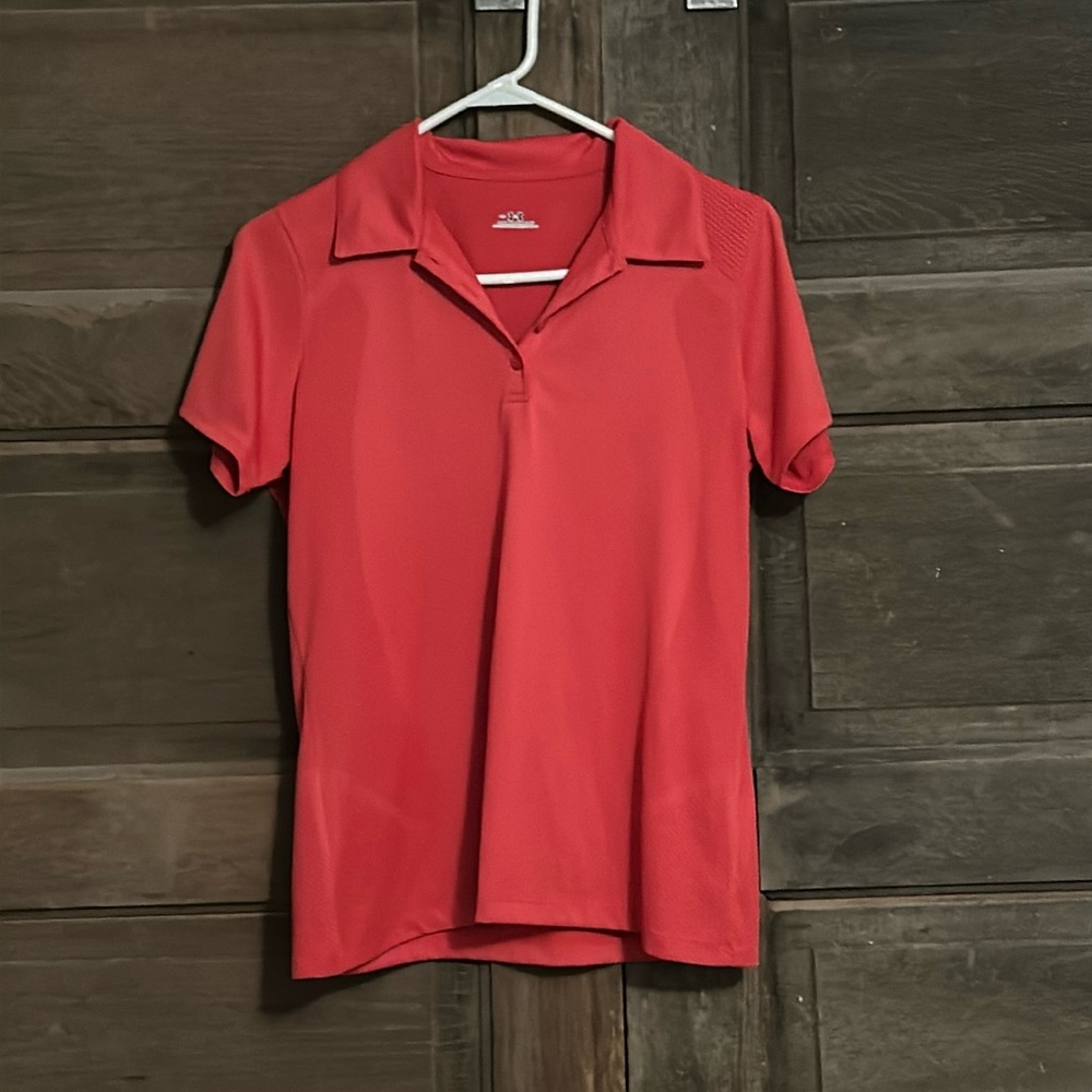 Under Armour coral Polo Short Sleeve Performance Top